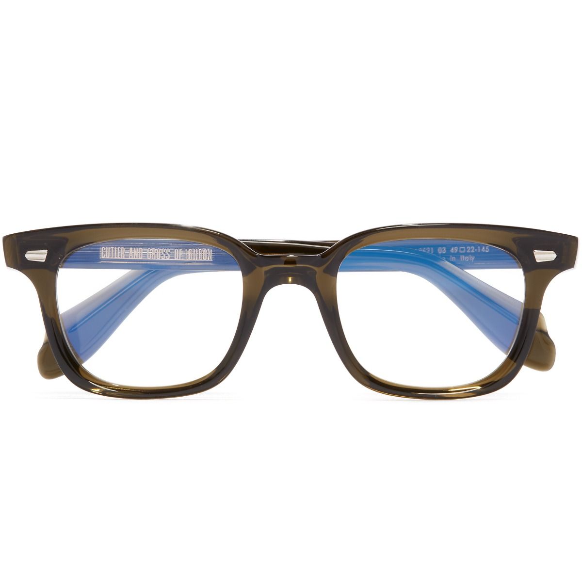 9521 Square Optical Glasses (Large)-Olive