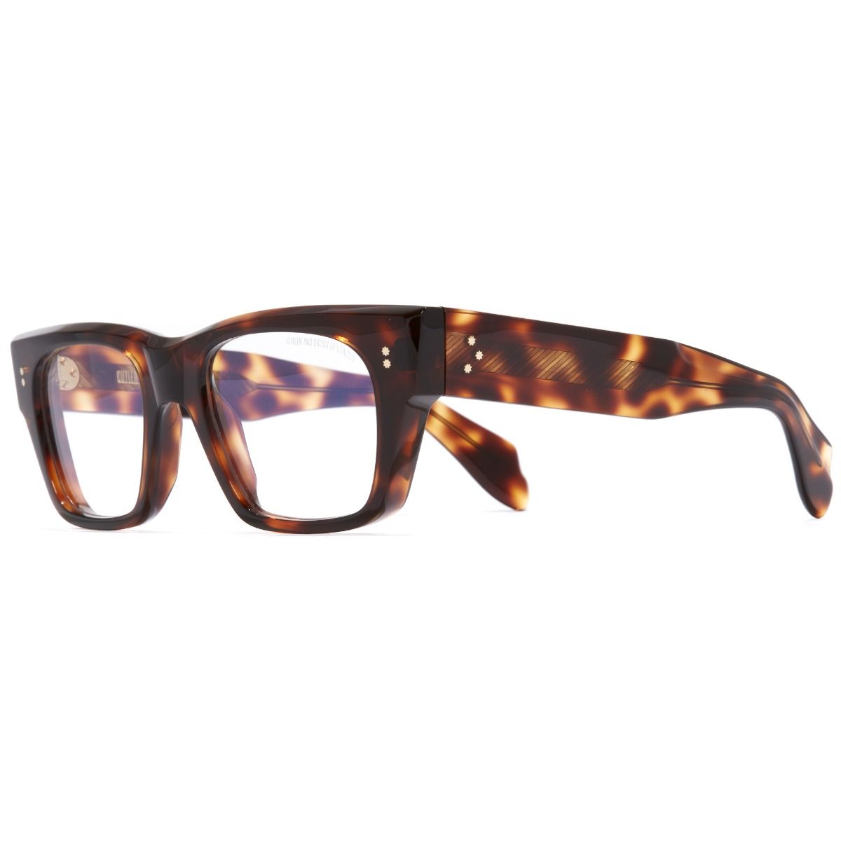 9690 Square Optical Glasses-Brown Havana