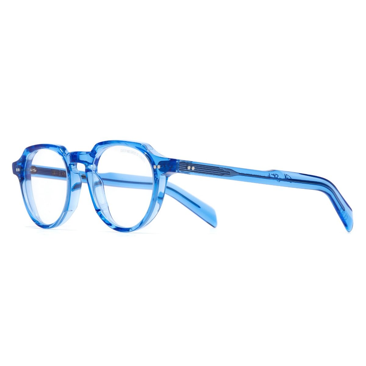 GR06 Colour Studio Round Optical Glasses-Blue Crystal