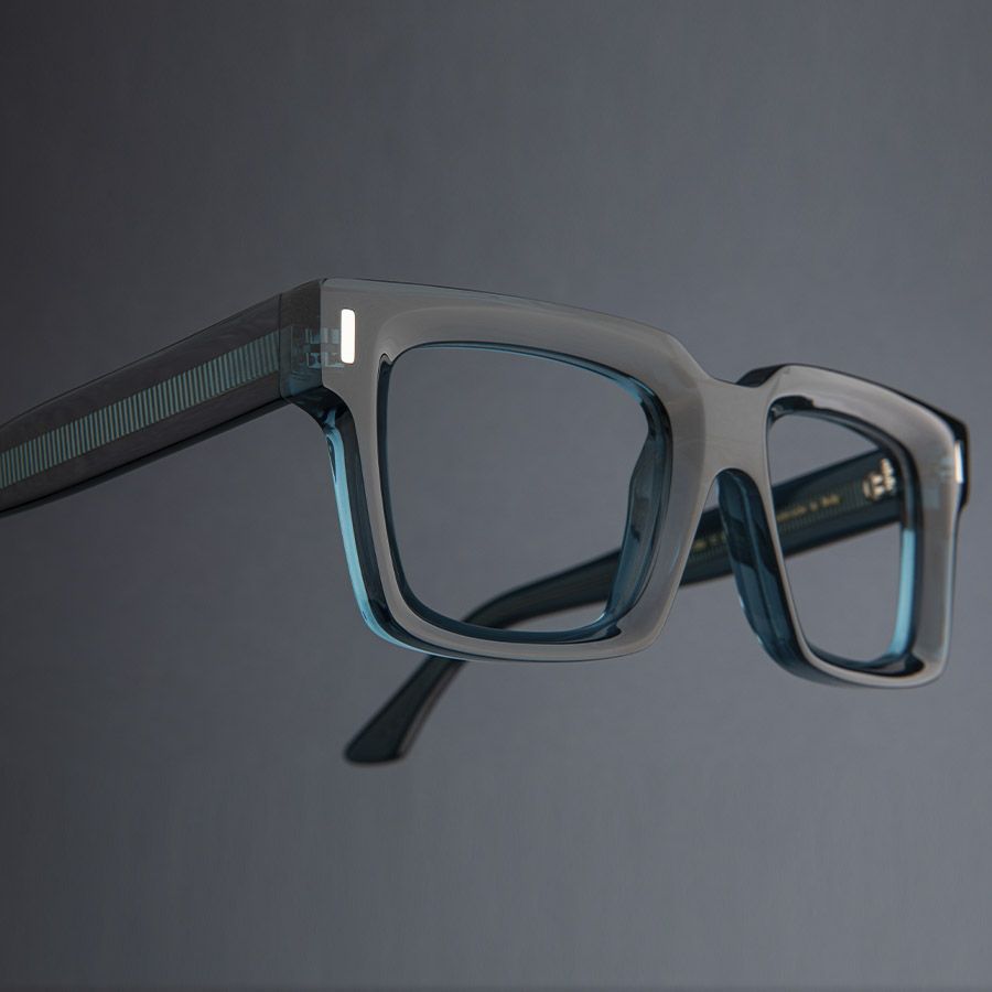 1386 Optical Square Glasses-Deep Teal