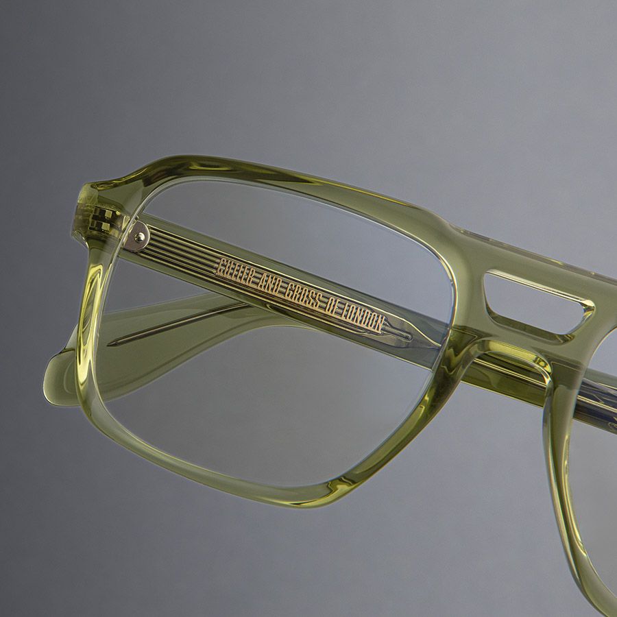 1394 Optical Aviator Glasses (Small)-Crystal Green