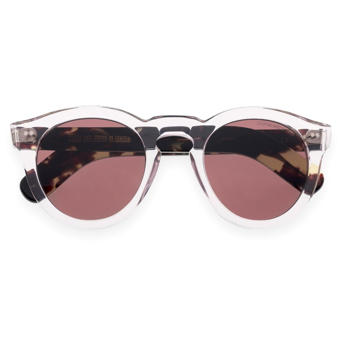 0734 Round Sunglasses-Nude Pink