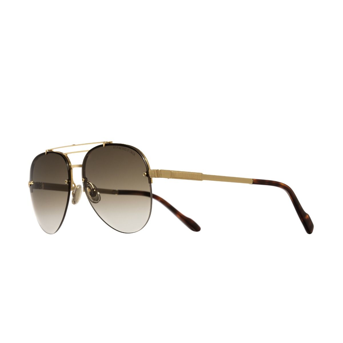 1372 Aviator Sunglasses-Shiny Gold