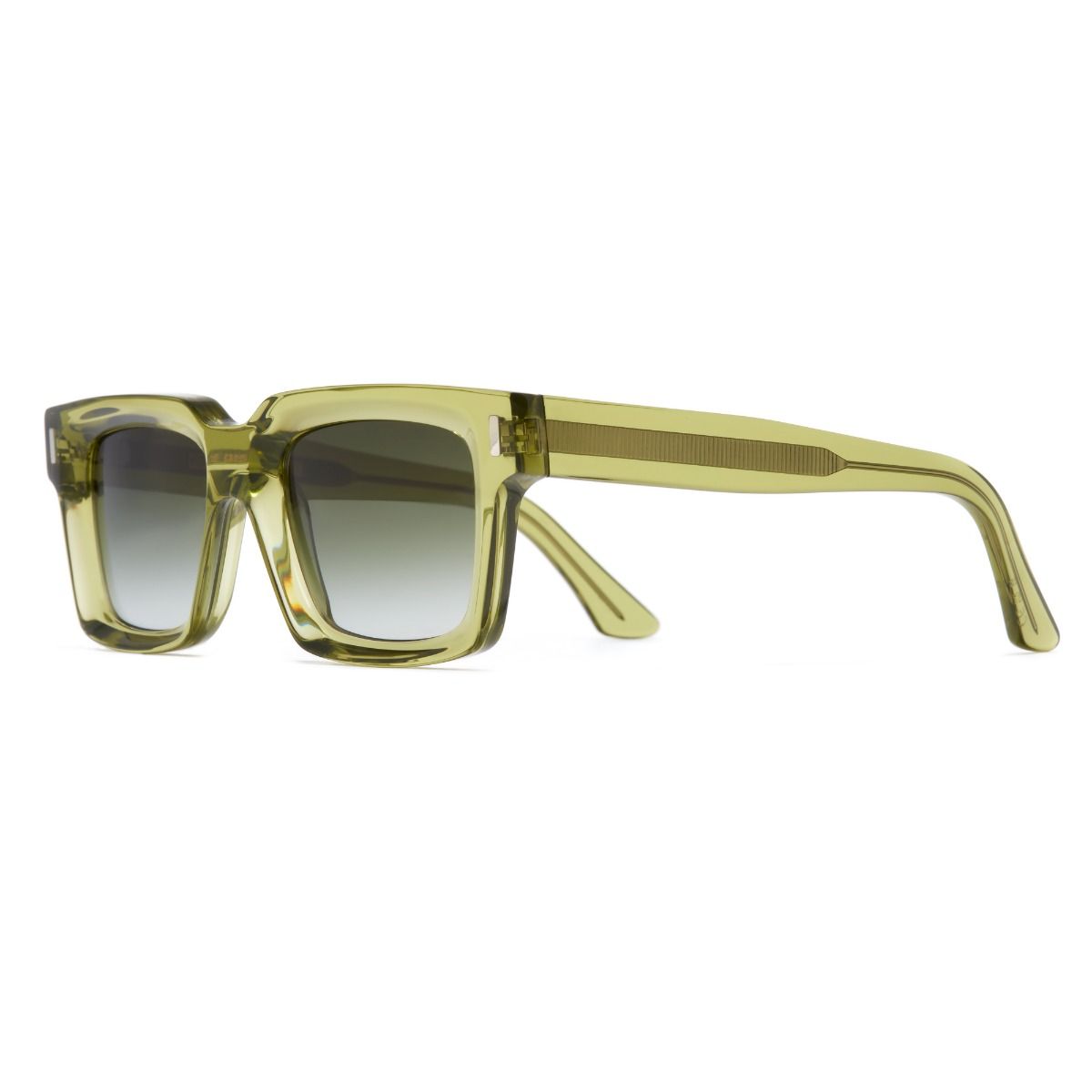 1386 Square Sunglasses-Crystal Green