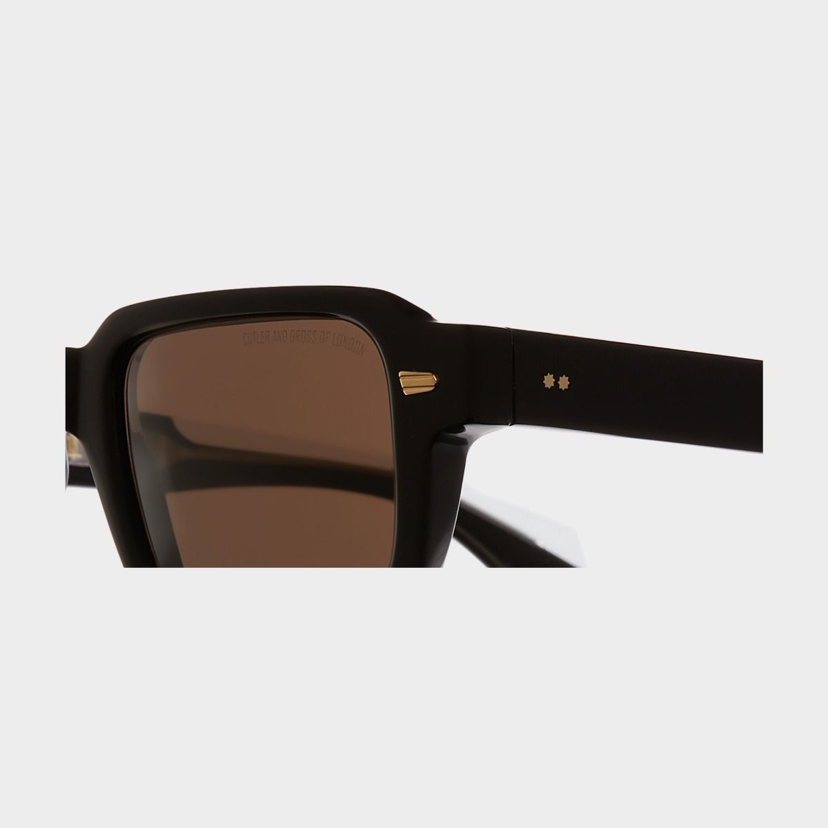 1393 Square Sunglasses-Black