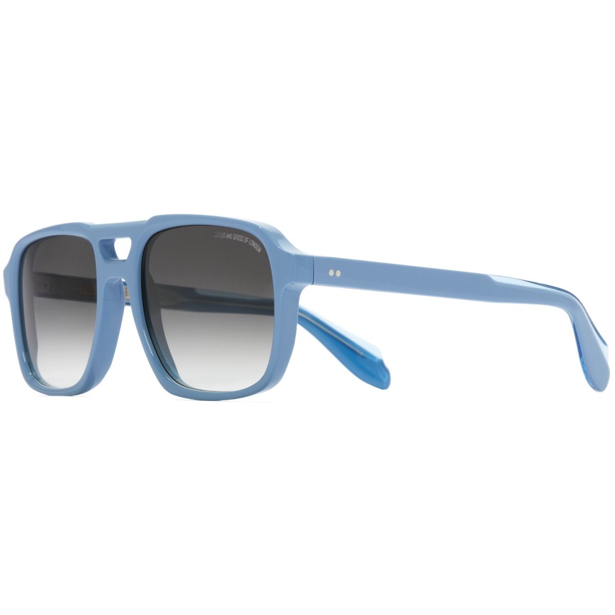 1394 Colour Studio Aviator Sunglasses-Solid Light Blue