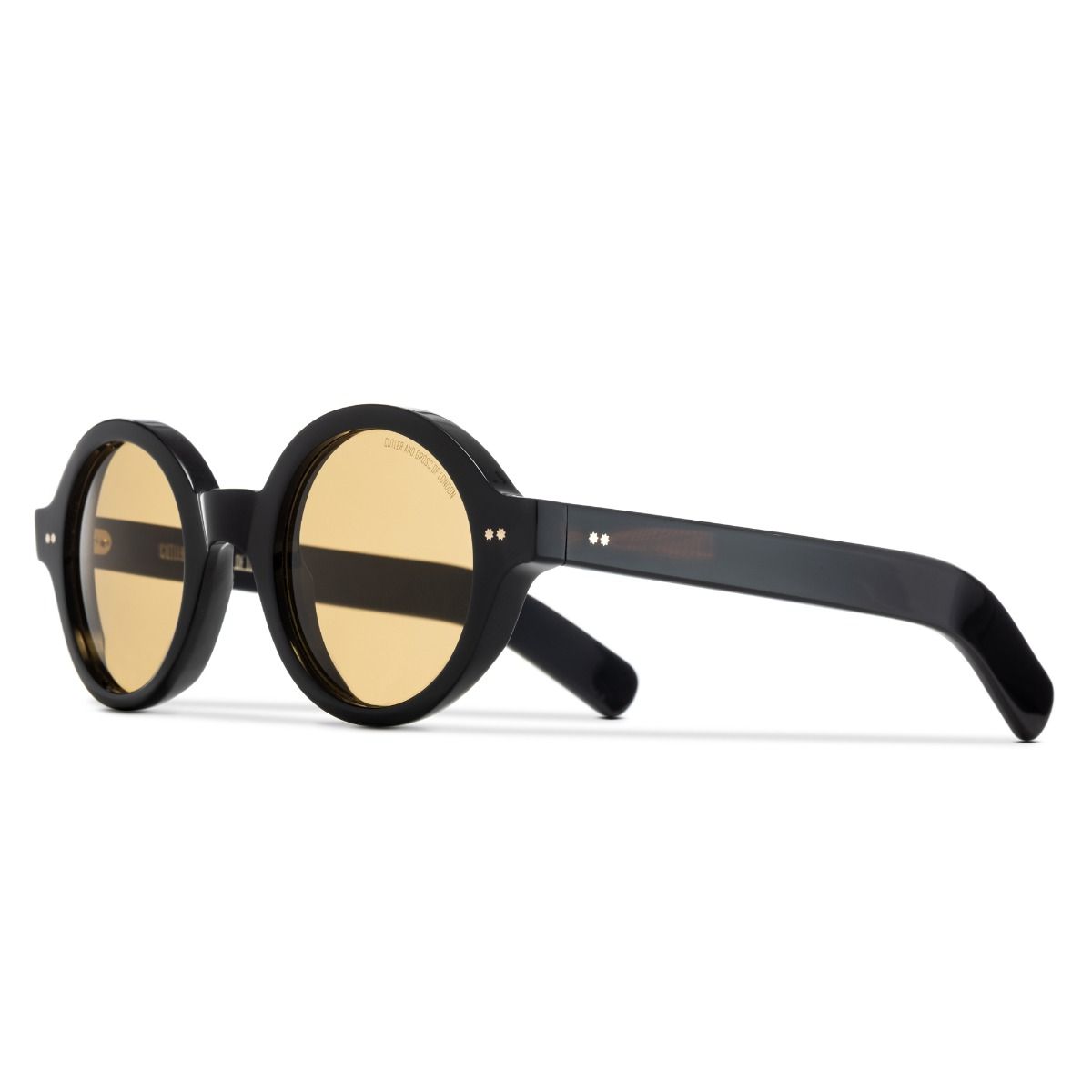 1396 Round Sunglasses-Black