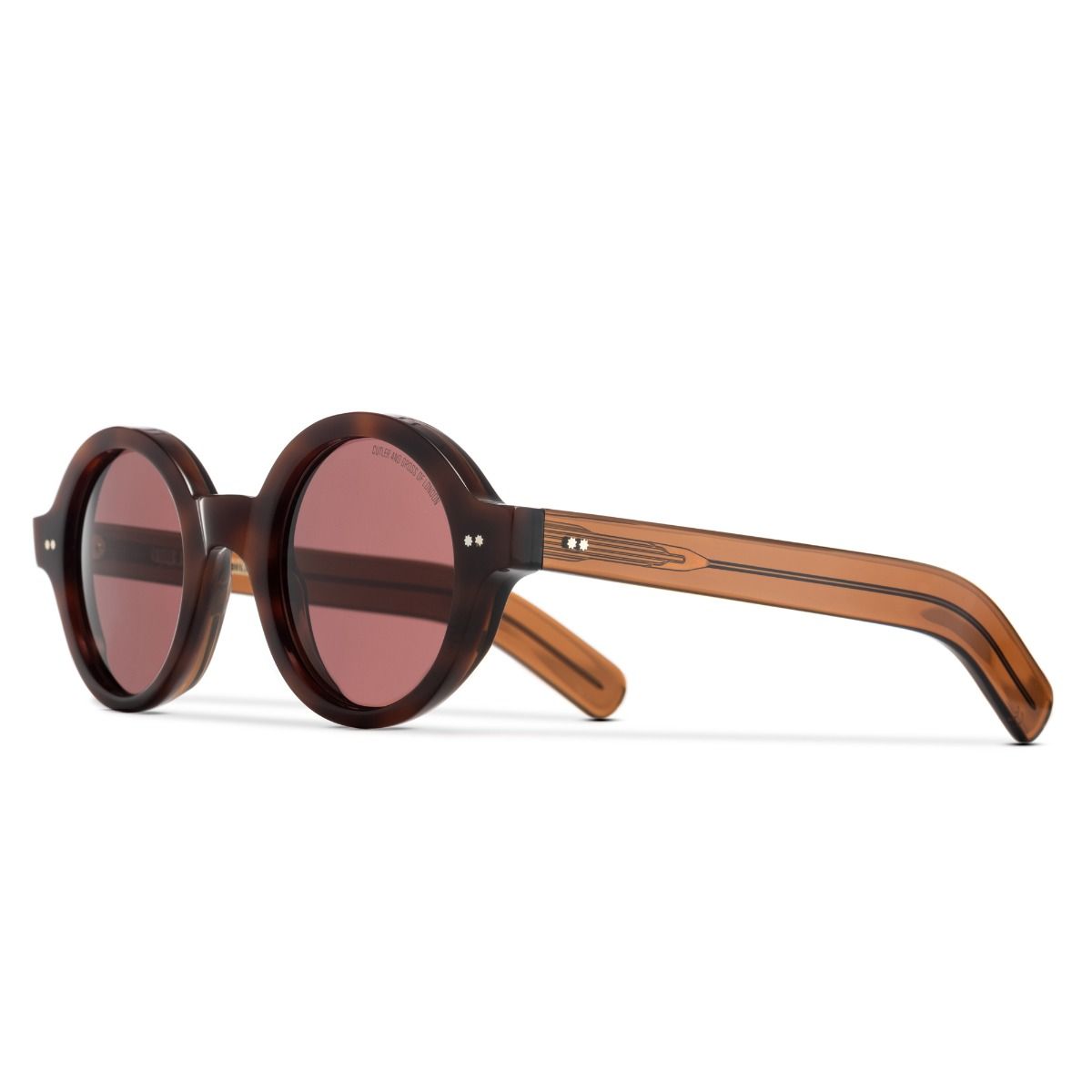 1396 Round Sunglasses-Vintage Sunburst
