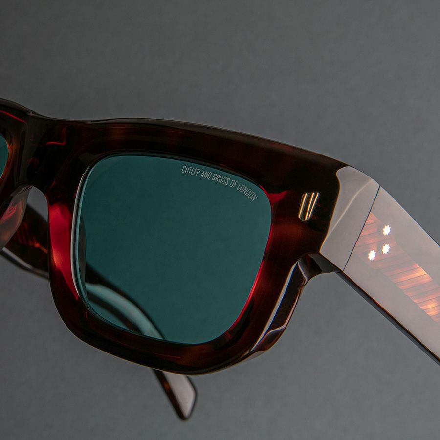 1402 Square Sunglasses-Dark Turtle