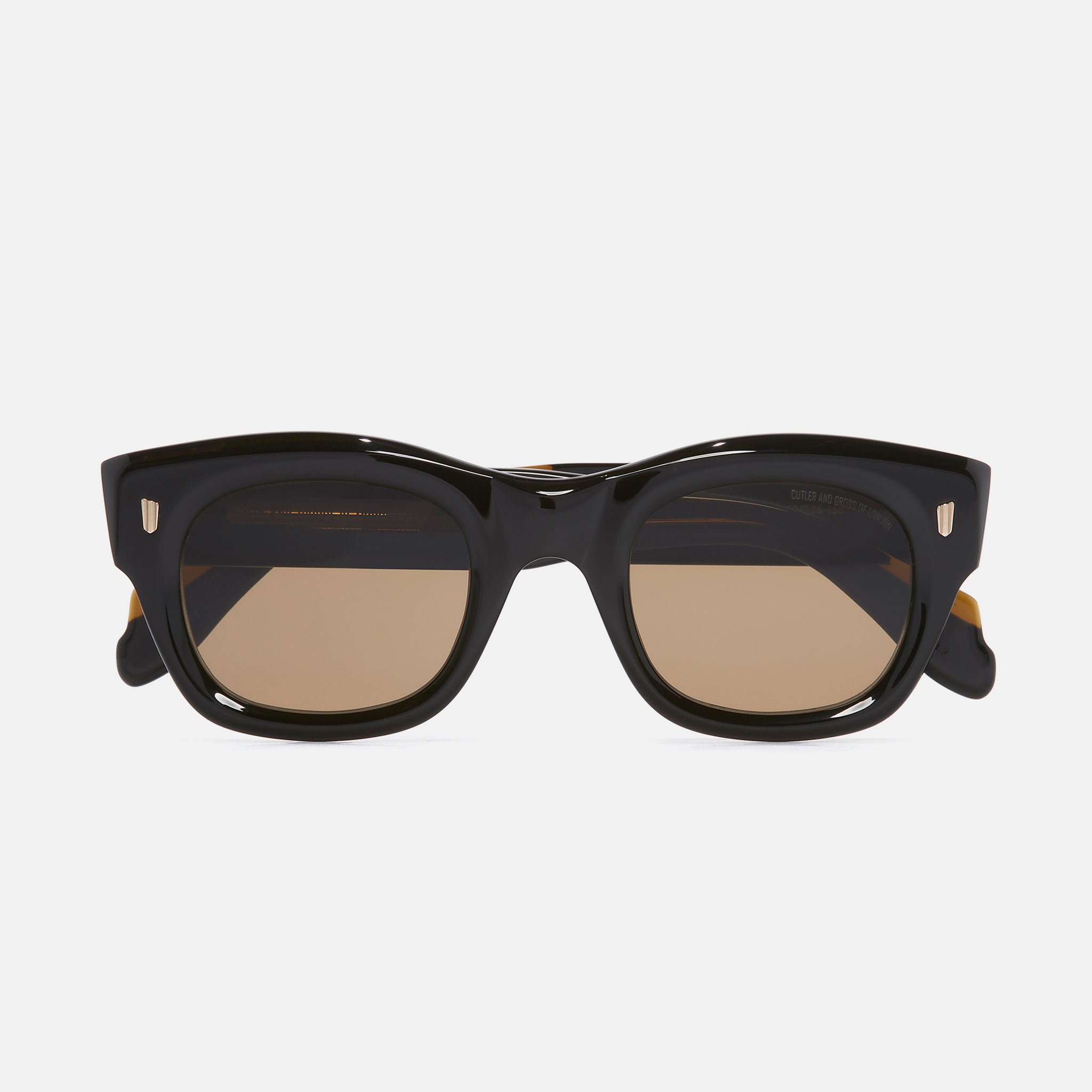 9261 Cat Eye Sunglasses-Olive on Black