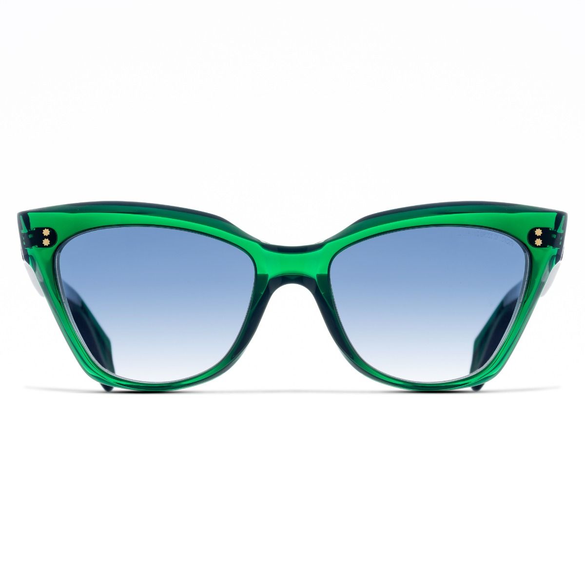 9288 Cat Eye Sunglasses-Emerald Colour Studio