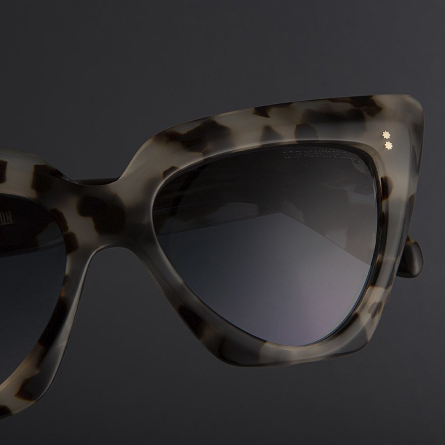 1407 Cat-Eye Sunglasses-Jet Engine Grey