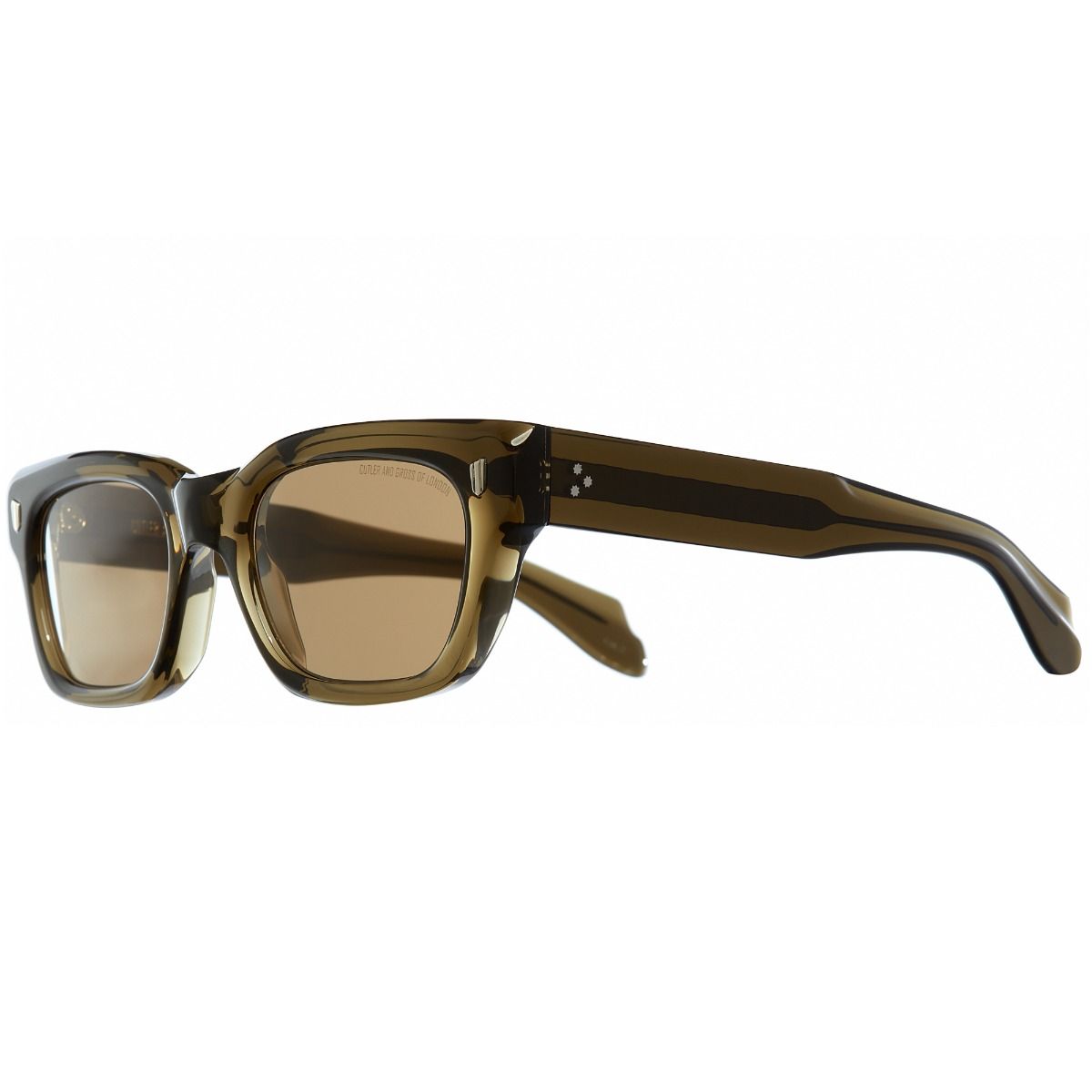1391 Rectangle Sunglasses-Olive
