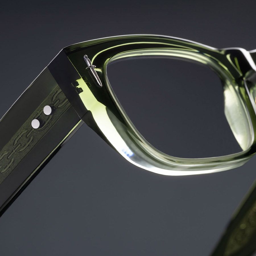 The Great Frog Dagger Square Optical Glasses-Leaf Green