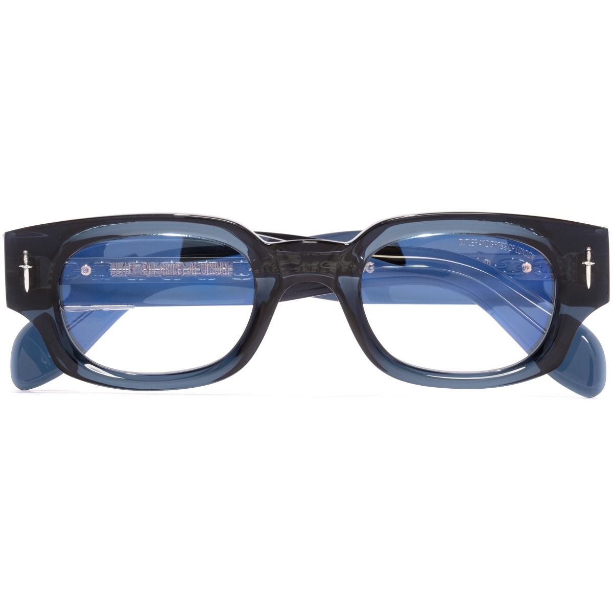 The Great Frog Soaring Eagle Rectangle Optical Glasses-Deep Blue