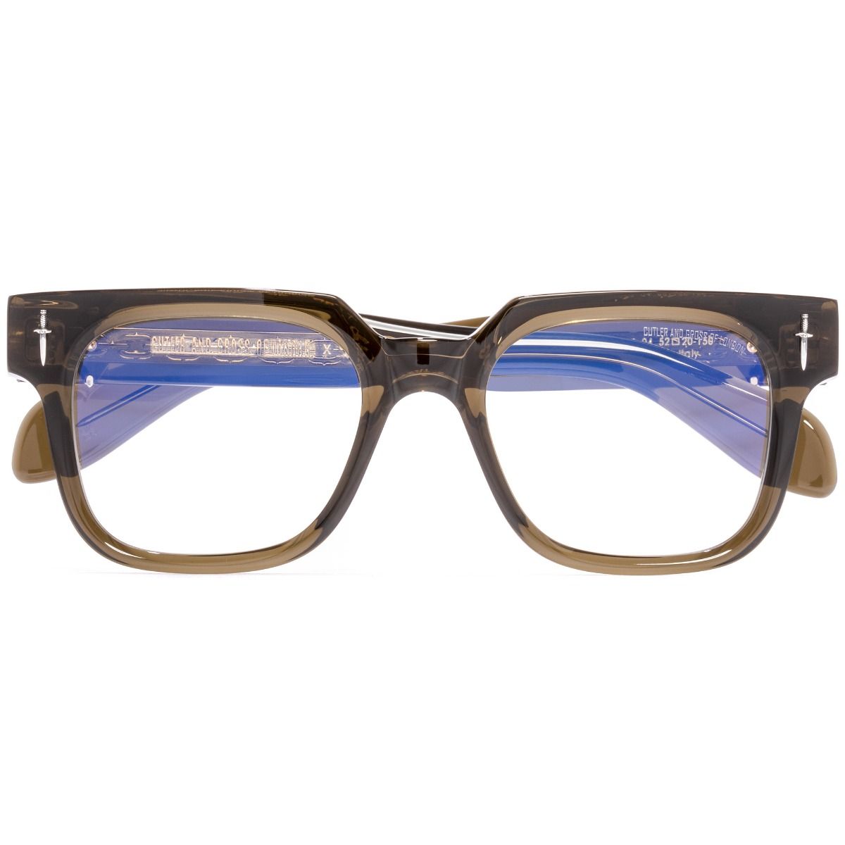 The Great Frog Lucky Diamond II Rectangle Optical Glasses-Olive