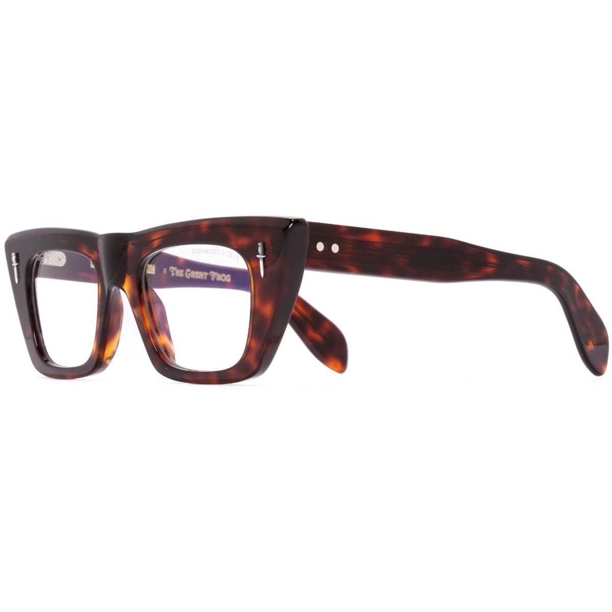 The Great Frog Love And Death Cat Eye Optical Glasses-Dark Turtle