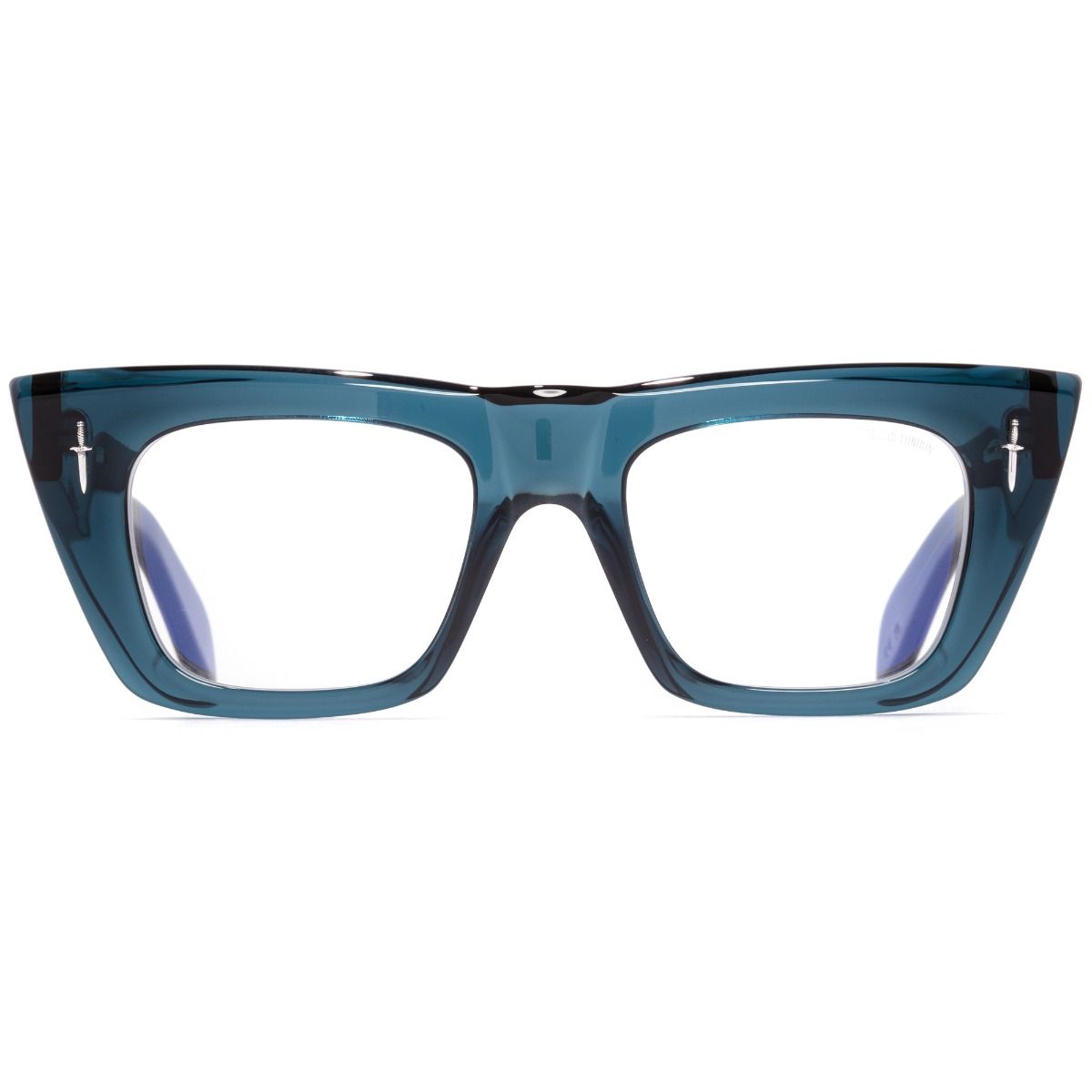 The Great Frog Love And Death Cat Eye Optical Glasses-Deep Teal