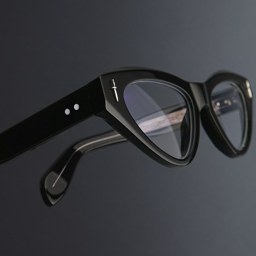The Great Frog Mini Cat Eye Optical Glasses-Black