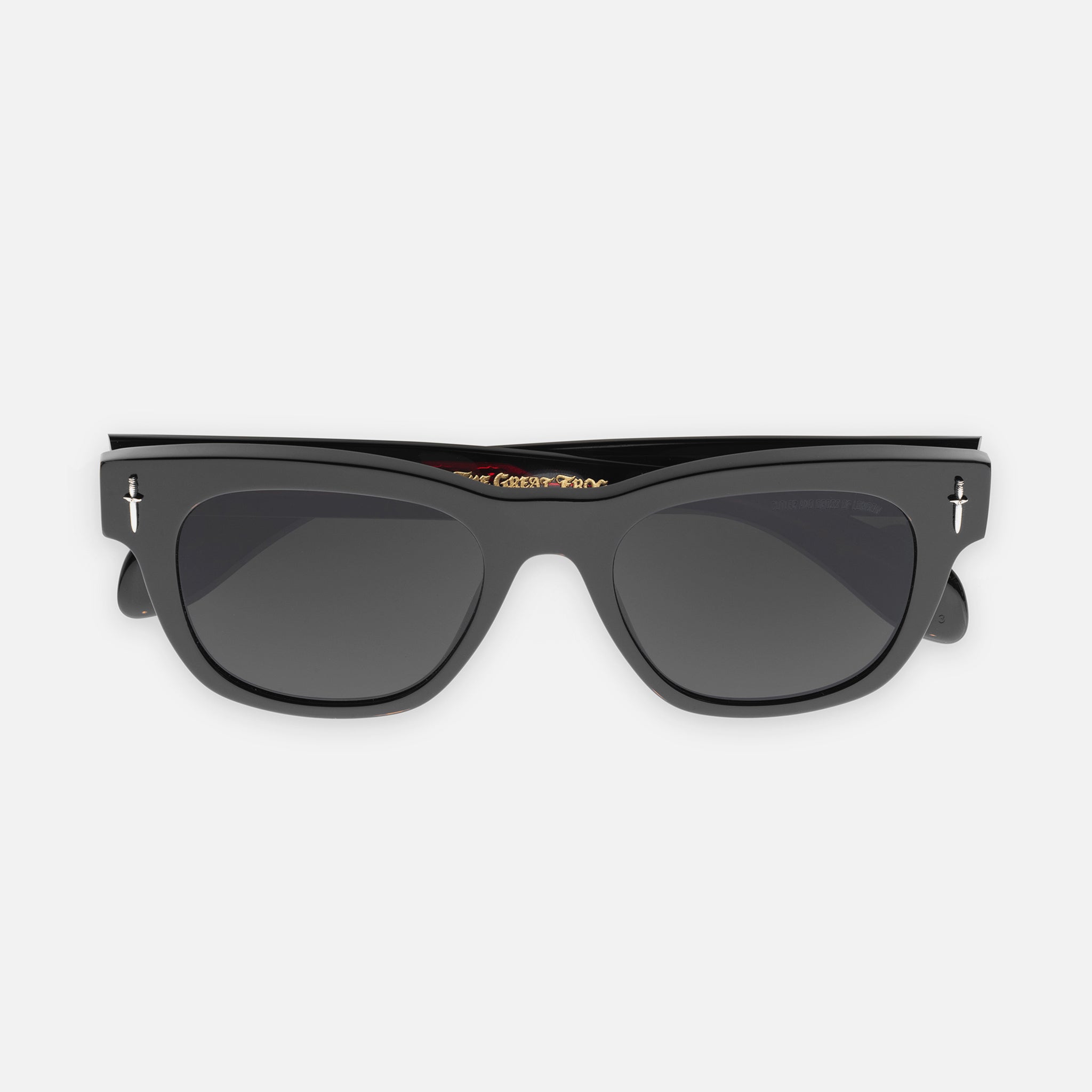 The Great Frog Crossbones Square Sunglasses-Black