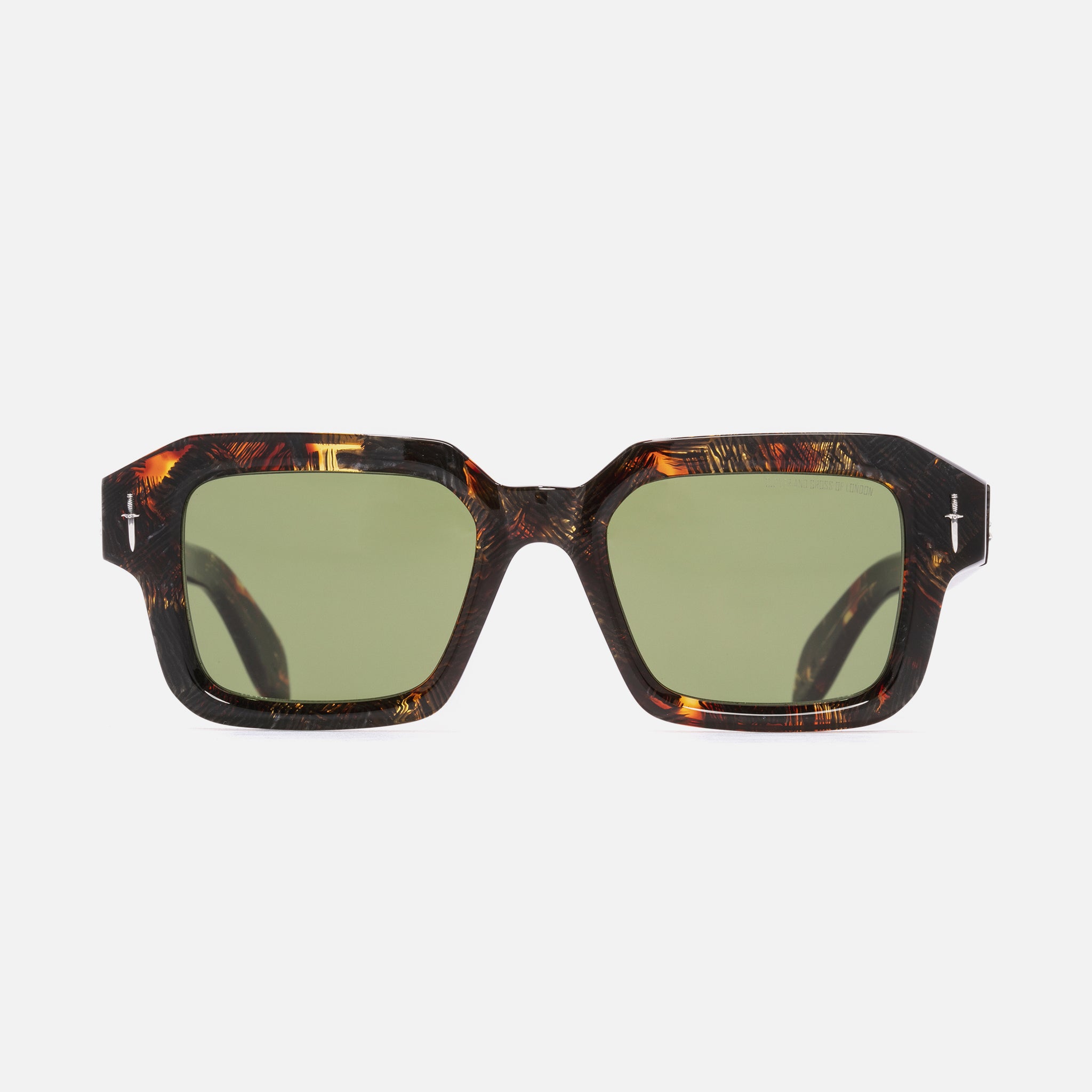 The Great Frog Bones Link Rectangle Sunglasses-Brush Stroke
